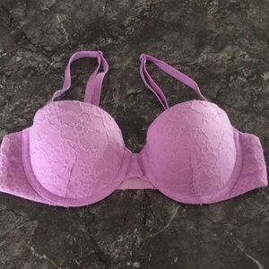 Push up multi-way lace bra